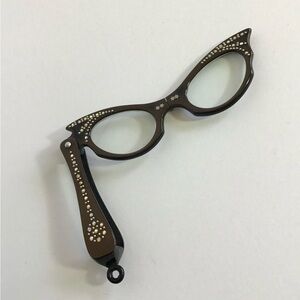 Vintage Cateye Opera Glasses Folding Frames